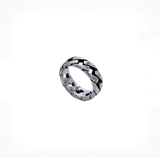 Cuban Link Ring (Silver)