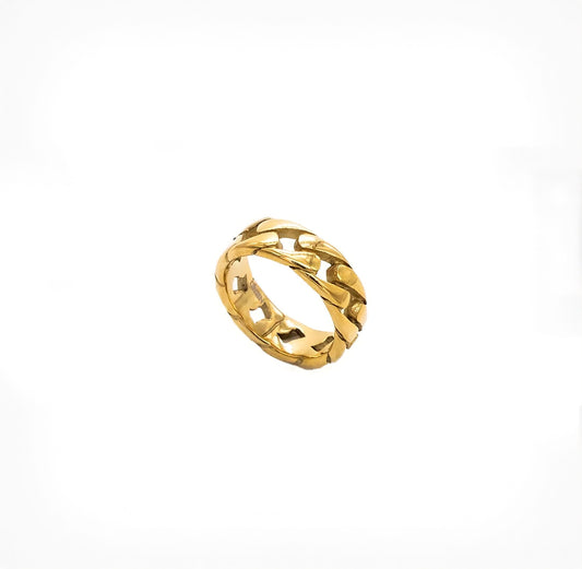 Cuban Link Ring (gold)