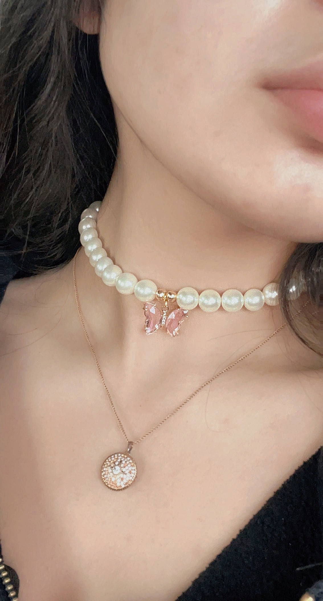 Butterfly Freshwater Pearl Necklace