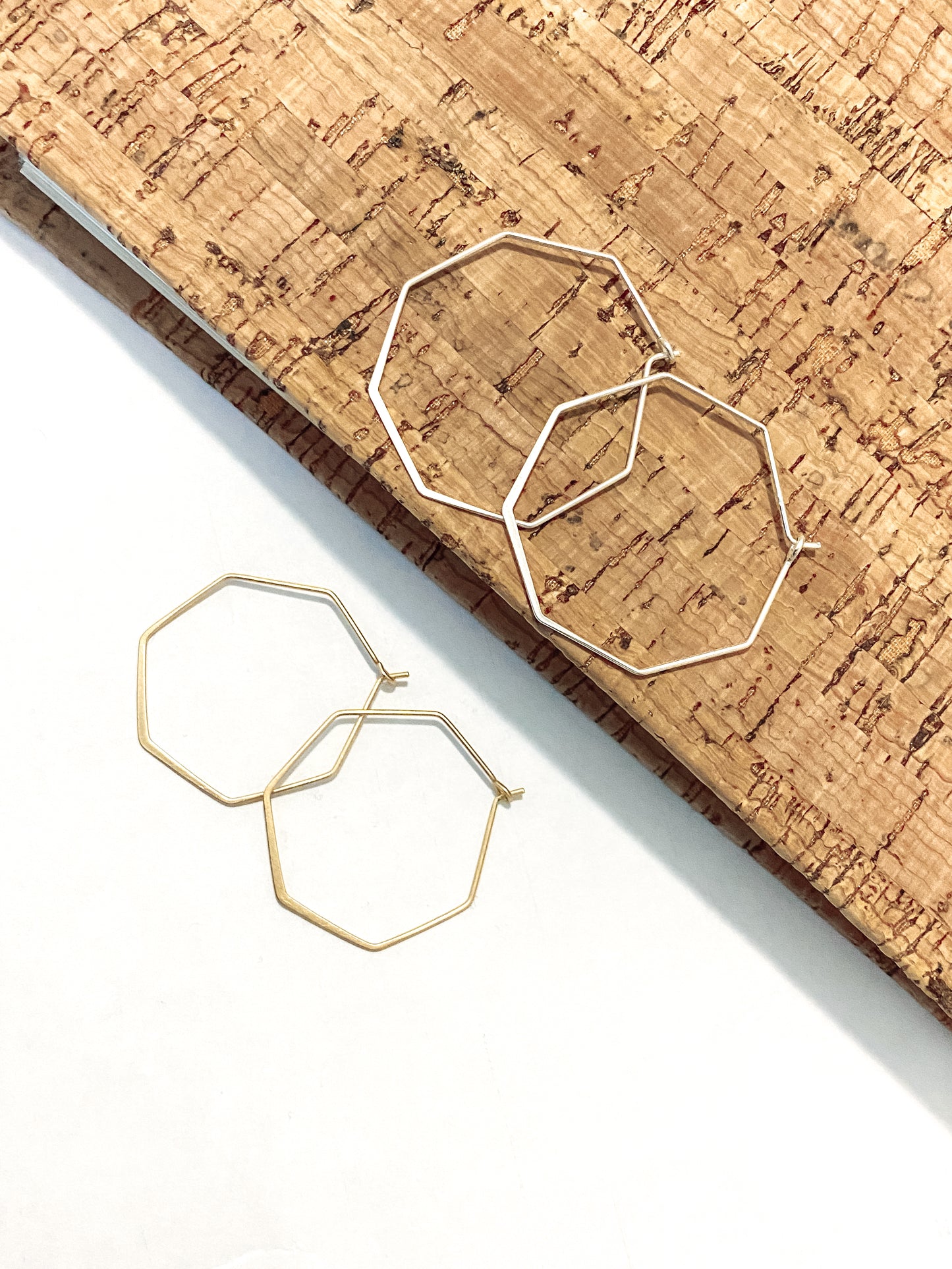 Geo Hoop Earring