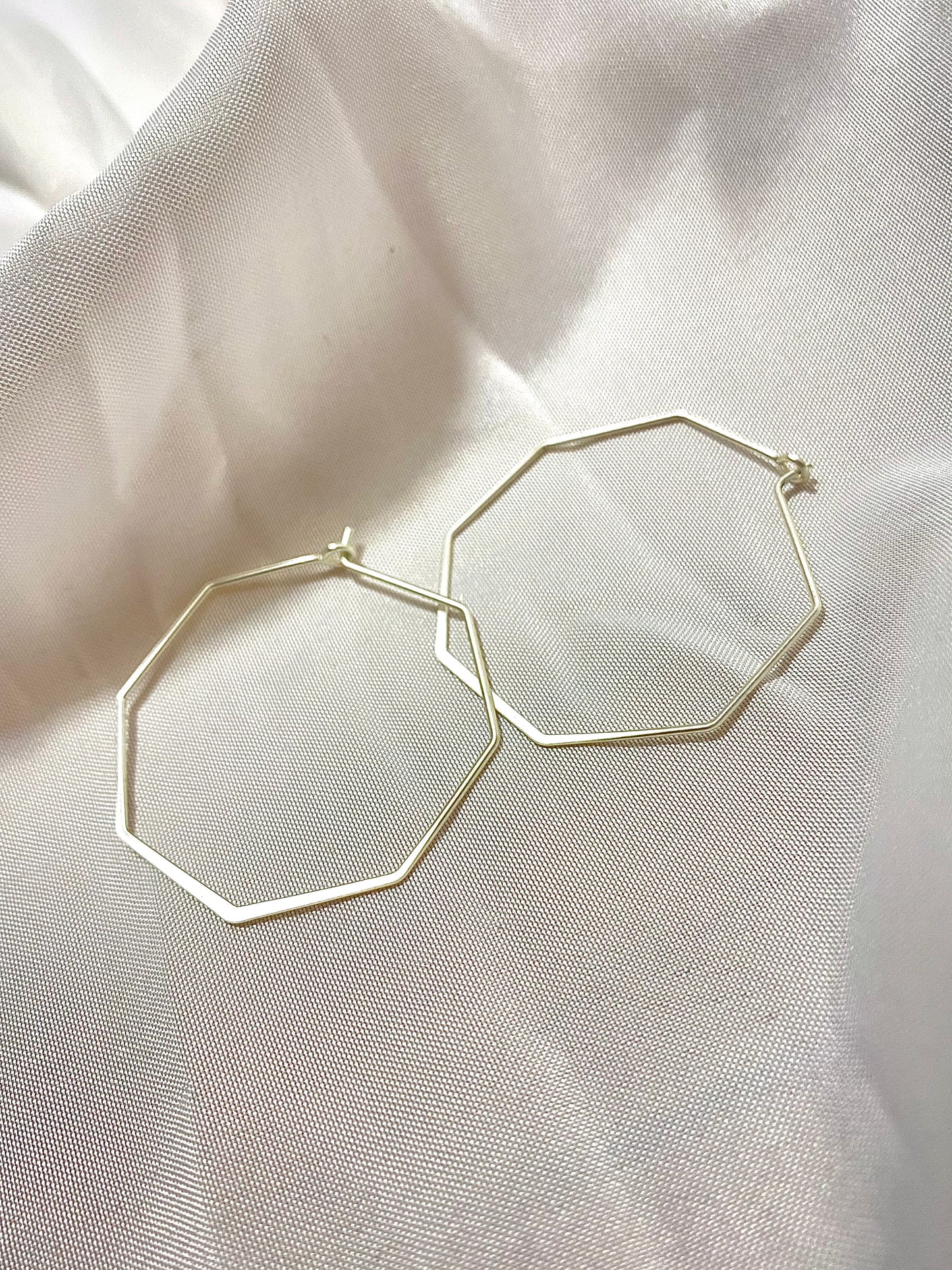 Geo Hoop Earring