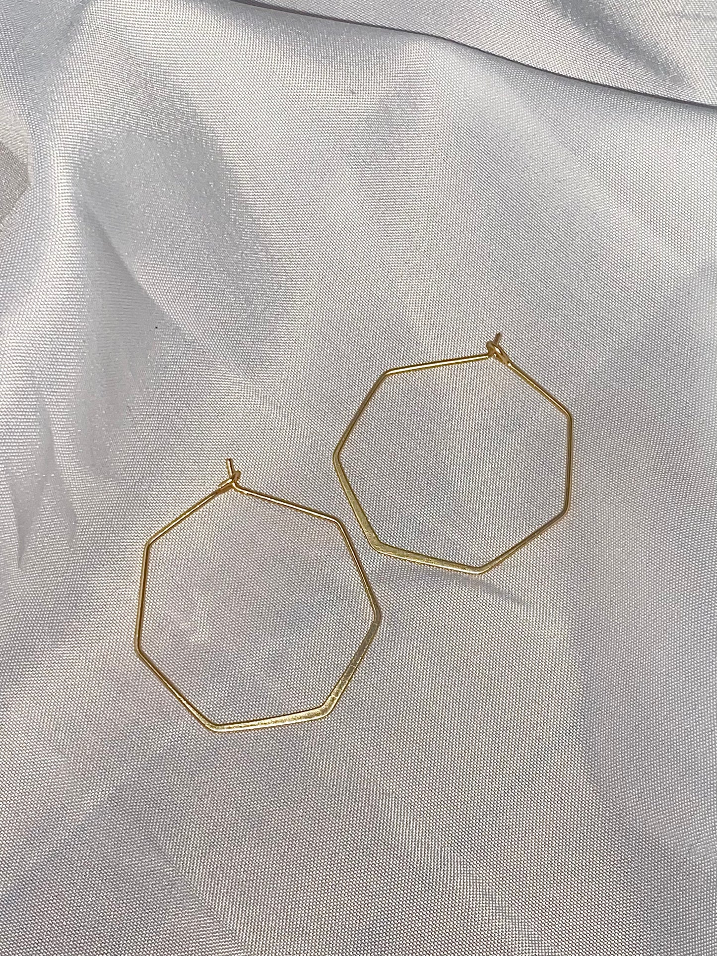 Geo Hoop Earring